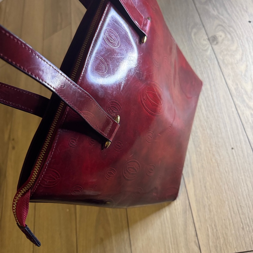 Cartier Red Tote Bag